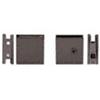 CRL Square Style Notch-in-Glass Fixed Panel U-Clamps
