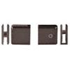 CRL Beveled Hole-in-Glass Style Wall Mount Heavy-Duty Glass Clamps