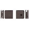 CRL Beveled Style Notch-in-Glass Fixed Panel U-Clamps