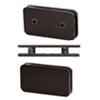CRL Traditional Style 180 Degree Glass-to-Glass Double Stud Clamps