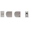 Z-Series Large Round Zinc Glass Clamps for 1/4" Glass