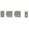 Z-Series Large Round Zinc Glass Clamps for 3/8"