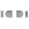 Z-Series Round Type Radius Base Zinc Clamps for 3/8" Glass