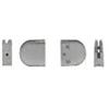 Z-Series Round Type Radius Base Zinc Clamps for 1/2" Glass