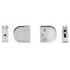 Z-Series Round Type Radius Base Stainless Steel Clamps for 3/8" Glass