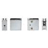 Z-Series Square Type Radius Base Stainless Steel Clamps for 1/2" Glass