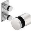 CRL Glass Rail Standoff Fittings, Base and Cap
