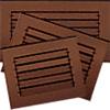 Adjustable Louver Acrylic Mirror Grilles - Bronze