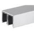 CRL Aluminum Plastic Lined Upper Channel - .812in Height