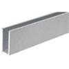CRL 1/4" Aluminum U-Channel - 1" High