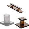Stick-On Mirror Knobs and Pulls - Closet Doors and Drawer Hardware