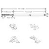 3/8" Diameter Window Balances, Non-Tilt; White Bushing