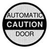CRL Norton 5700 Series CAUTION Automatic Door Signage