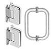 CRL Pinnacle Hinge and Handle Set