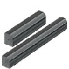CRL Setting Blocks cushion and support glass, and act as a centering device for glass installed in channels.