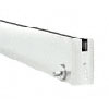 CRL 4" Square Door Rails for 1/2" Glass with Lock - 35-3/4" Length 