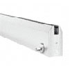 CRL 4" Tapered Door Rails for 1/2" Glass with Lock - 35-3/4" Length 