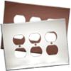Triple Duplex Acrylic Plate