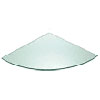 CRL 1/4 Round Tempered 3/16" Glass for Display Cases