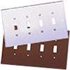 Quad Switch Acrylic Mirror Plate