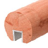 3" Diameter Wood Cap Rails