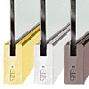 10" Door Rails for 3/4" Glass With Lock