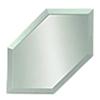 Mirror Emerald Corners Beveled On All Six Sides