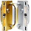 CRL 4x10 Custom Center Locks with Deadlatch, Keepers for DE4102 Series Locks