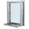 CRL Bullet Resistant Interior Glazed Exchange Window with Shelf and Deal Tray