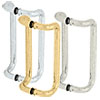 CD Series Glass Mounted Offset Back-to-Back Pull Handles - TechnologyLK