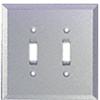 2X Toggle Glass Mirror Plate
