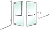 DB100 Series Glass Mount Handles