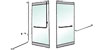 PA100 Series Rail Mount Panic Handles