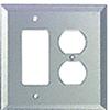 Decora Duplex Combo Glass Mirror Plate
