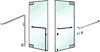 PA110 Series Glass Mount Panic Handles