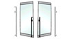 DB150 Glass Mount Handles