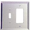 Decora Toggle Combo Glass Mirror Plate