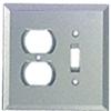 Duplex and Toggle Combo Glass Mirror Plate