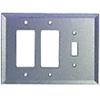 2X Decora with Switch Glass Mirror Plate