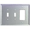 2X Toggle with Decora Glass Mirror Plate