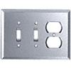 2X Toggle with Duplex Glass Mirror Plate