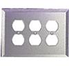 3X Duplex Glass Mirror Plate