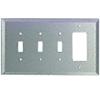 3X Switch with Decora Glass Mirror Plate
