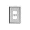 Single Duplex Metal Mirror Plate