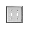 Double Toggle Metal Mirror Plate
