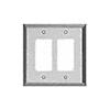 Double Decora Metal Mirror Plate