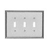 Triple Toggle Metal Mirror Plate