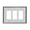 Triple Decora Metal Mirror Plate