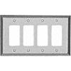 Quad Decora Metal Mirror Plate