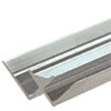 Aluminum Inside Corner Extrusion - 12 ft Long